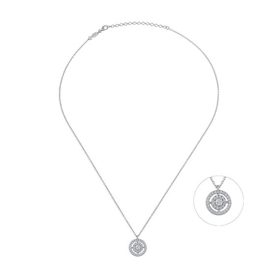 Necklace Kurshuni Woman in Silver KR1044-20SP - KR1044-20SP